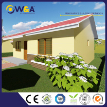 (WAS1503-60D) Barato Moderno Diseño China Prefab Modular Bungalow o Villas